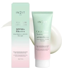 واقي شمس "سيكا جلو" (Cica Glow Sunscreen) من إن تو إت (In2It) - حماية فائقة وإشراقة طبيعية