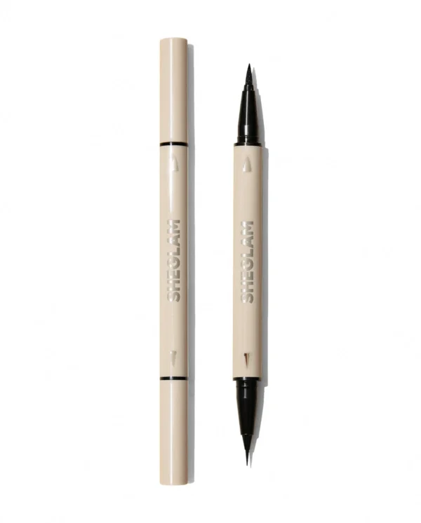 Multi-Tasker Line & Detail Eyeliner Pen - Black | قلم تحديد العيون متعدد المهام من شي جلام - أسود