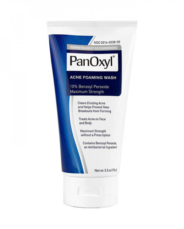 PanOxyl Acne Foaming Wash - غسول بانوكسيل الرغوي لعلاج حب الشباب (بنزويل بيروكسيد 10%) - 156 جرام